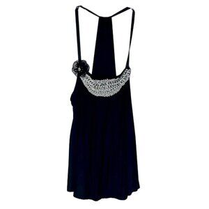 ❤️ 🆕 DOTS Pearl Neck-Collared tank top Size M